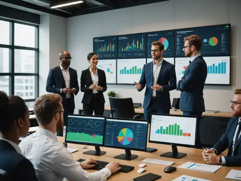 Analisi dati su dashboard di Business Intelligence