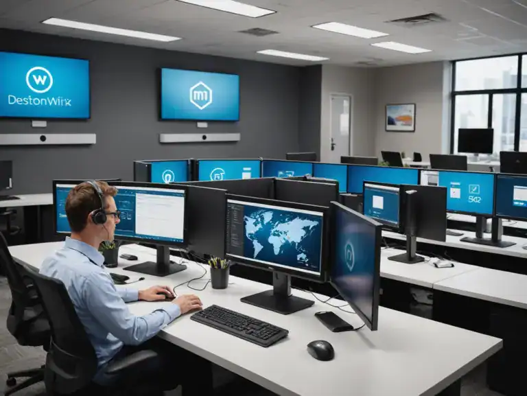 Sala server con infrastruttura per desktop virtuali